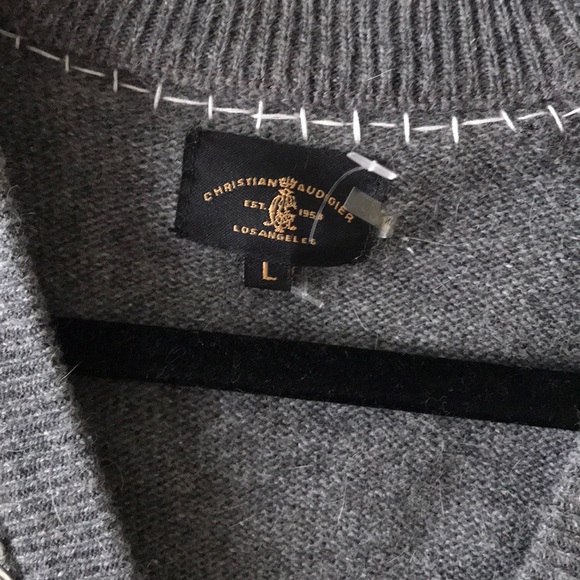 FINAL 💜 NWT Christian Audigier Sweater - Picture 6 of 12